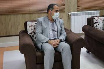 دیدار دکتر دانائی رئیس دانشگاه علوم پزشکی استان سمنان با فرماندار شهرستان مهدیشهر99.05.15 